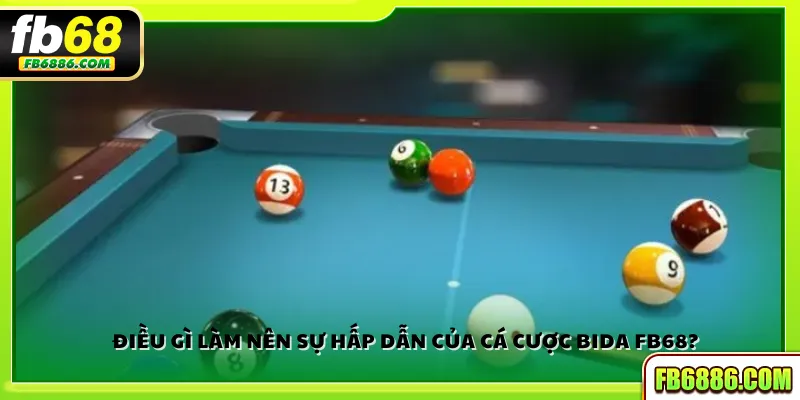 Điều gì làm nên sự hấp dẫn của cá cược bida FB68?