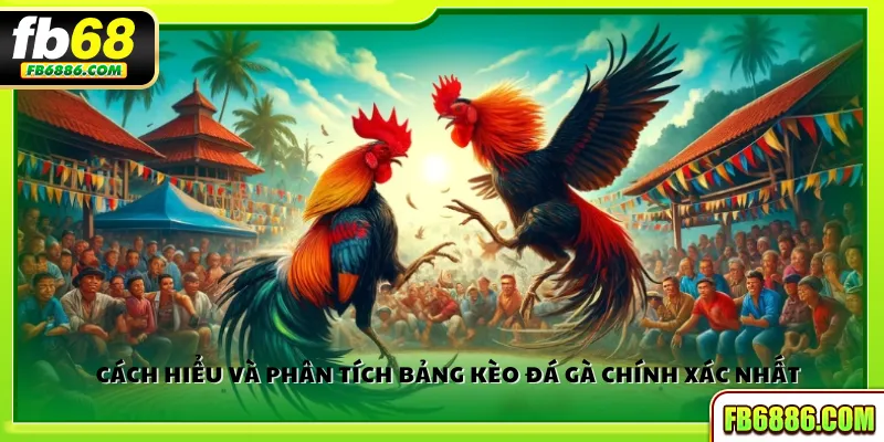 Cách hiểu và phân tích bảng kèo đá gà chính xác nhất