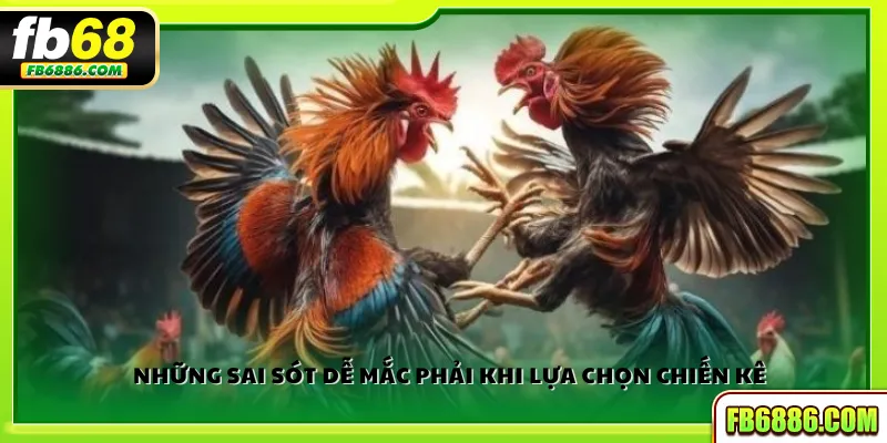 Những sai sót dễ mắc phải khi lựa chọn chiến kê